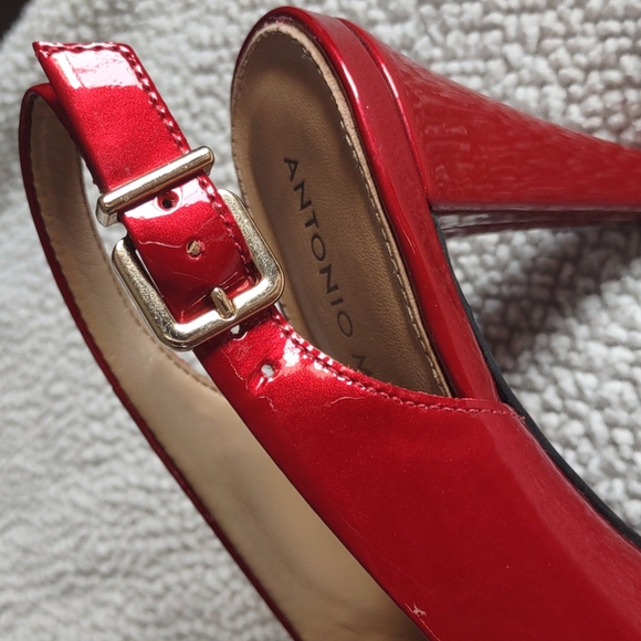 Antonio Melani Haleen Peep-toe Sling-back heels. - Picture 5 of 6